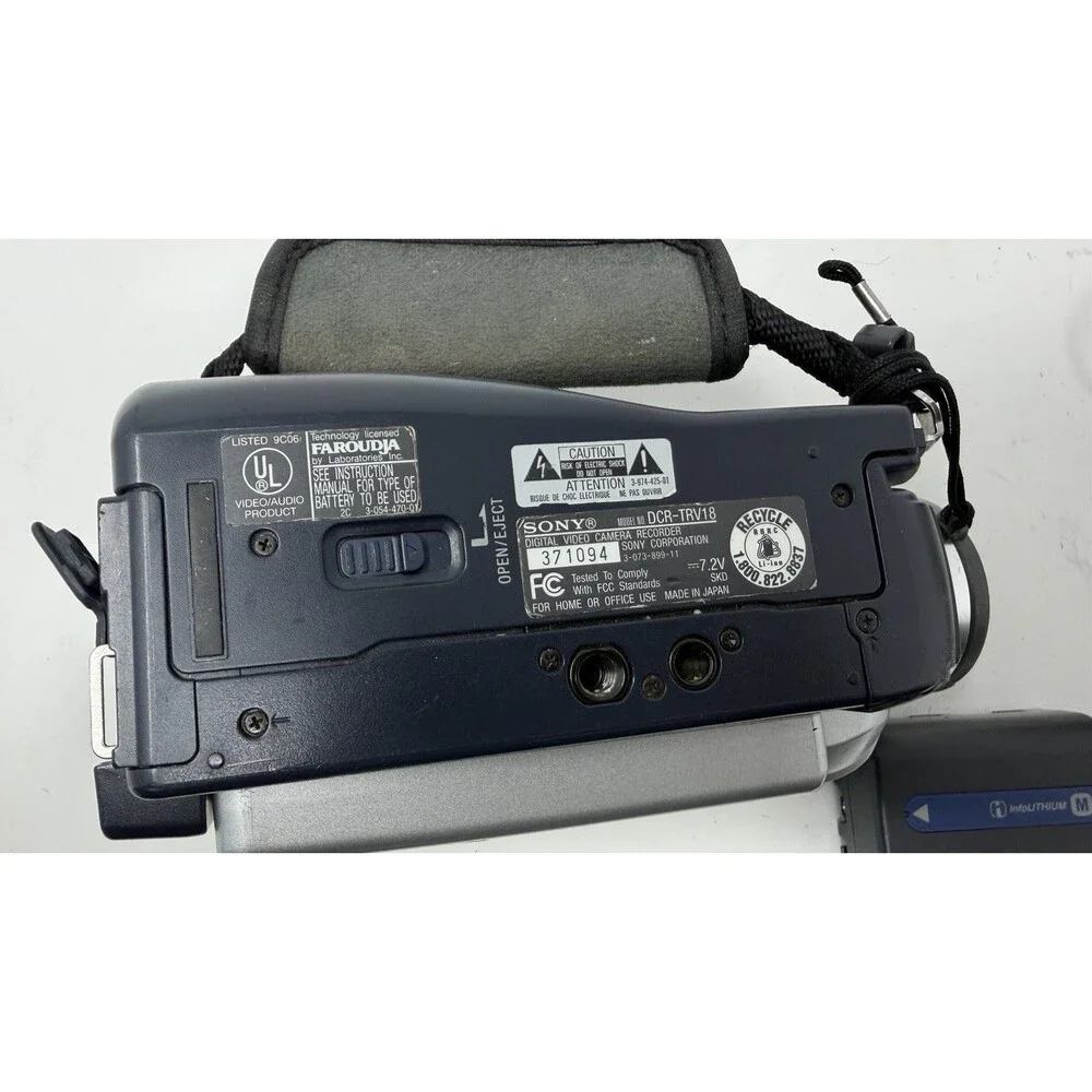 Sony Handycam DCR-TRV18 MiniDV Digital Camcorder Video Camera Tested/work